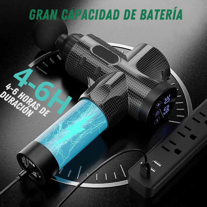 Pistola de Masaje Muscular Portátil