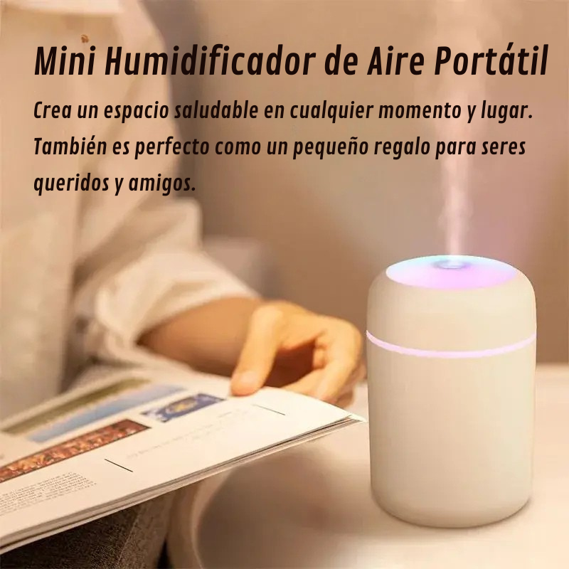 Mini Humidificador de Aire y Difusor de Aromas