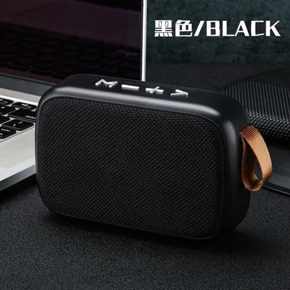 Nuevo altavoz inalámbrico, subwoofer portátil para exteriores, mini altavoz, altavoz de tarjeta de tela para el hogar