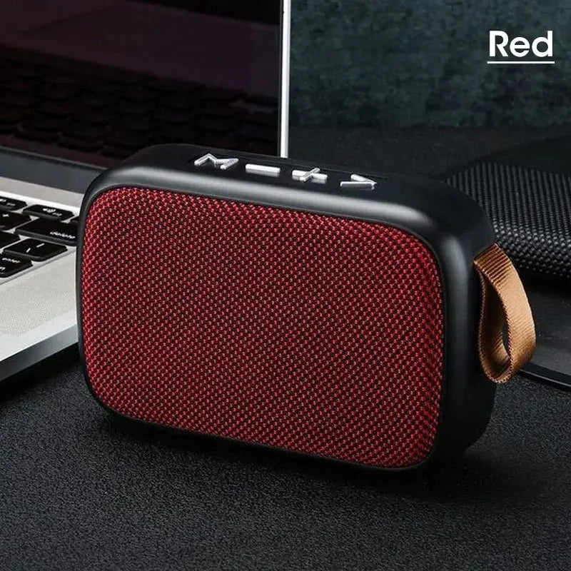 Nuevo altavoz inalámbrico, subwoofer portátil para exteriores, mini altavoz, altavoz de tarjeta de tela para el hogar