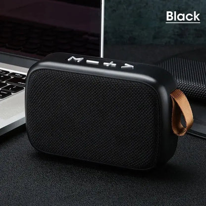 Nuevo altavoz inalámbrico, subwoofer portátil para exteriores, mini altavoz, altavoz de tarjeta de tela para el hogar