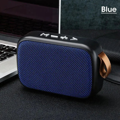 Nuevo altavoz inalámbrico, subwoofer portátil para exteriores, mini altavoz, altavoz de tarjeta de tela para el hogar