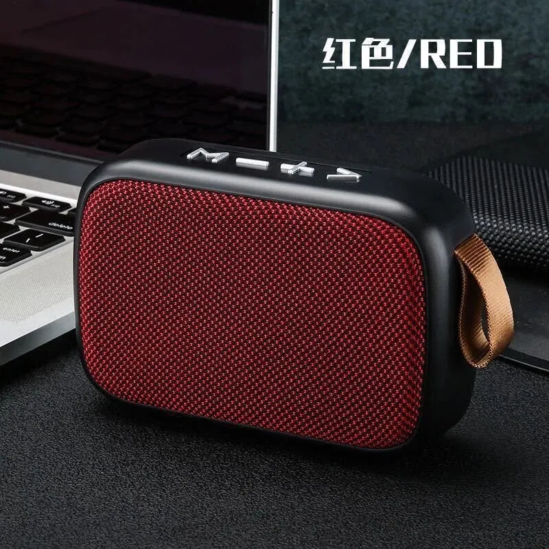Nuevo altavoz inalámbrico, subwoofer portátil para exteriores, mini altavoz, altavoz de tarjeta de tela para el hogar