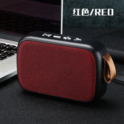 Nuevo altavoz inalámbrico, subwoofer portátil para exteriores, mini altavoz, altavoz de tarjeta de tela para el hogar