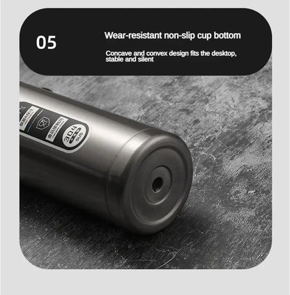 Botella de Agua para Té Thermos SUS304 500ML-1Litro Termo de Acero Inoxidable con Pantalla LED de Temperatura, Taza Portátil