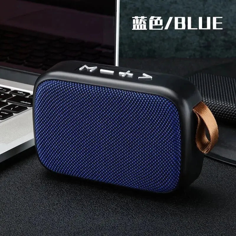 Nuevo altavoz inalámbrico, subwoofer portátil para exteriores, mini altavoz, altavoz de tarjeta de tela para el hogar