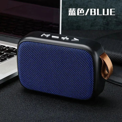 Nuevo altavoz inalámbrico, subwoofer portátil para exteriores, mini altavoz, altavoz de tarjeta de tela para el hogar