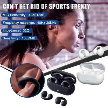 Nuevo Original T75 Bone Conduction Wireless Bluetooth 5.3 Auriculares Deportivos Auriculares HiFi Sound Quality Impermeable TWS Headset