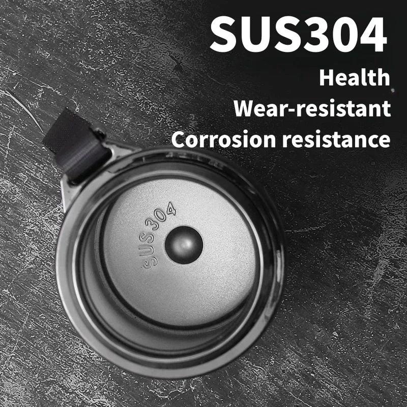 Botella de Agua para Té Thermos SUS304 500ML-1Litro Termo de Acero Inoxidable con Pantalla LED de Temperatura, Taza Portátil